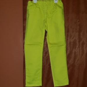 Like new, worn once! Lime green Skinny Jeans